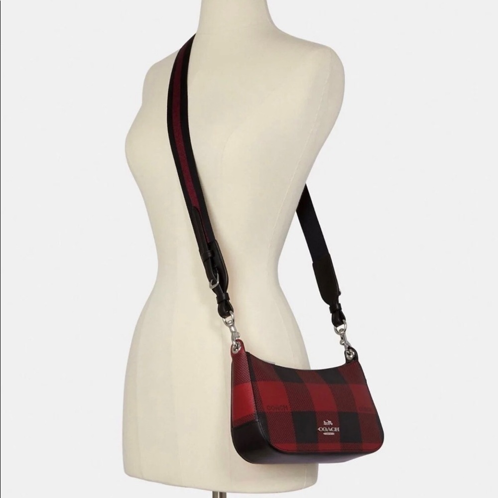 Coach Crossbody bag With Buffalo Plaid Print Bundle - Picture 2 of 9